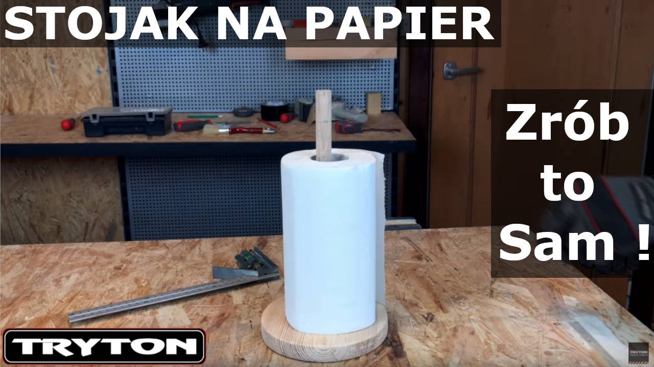 TRYTON: Stojak na papier Tryton - zrób to sam
