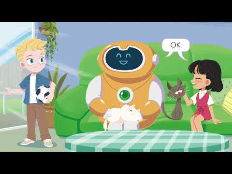 Let's Smile 4 Unit 1 Story - Don't worry