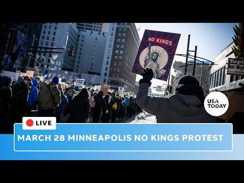 St. Paul No Kings live: March 28 protest against Trump, ICE amid DHS funding fight