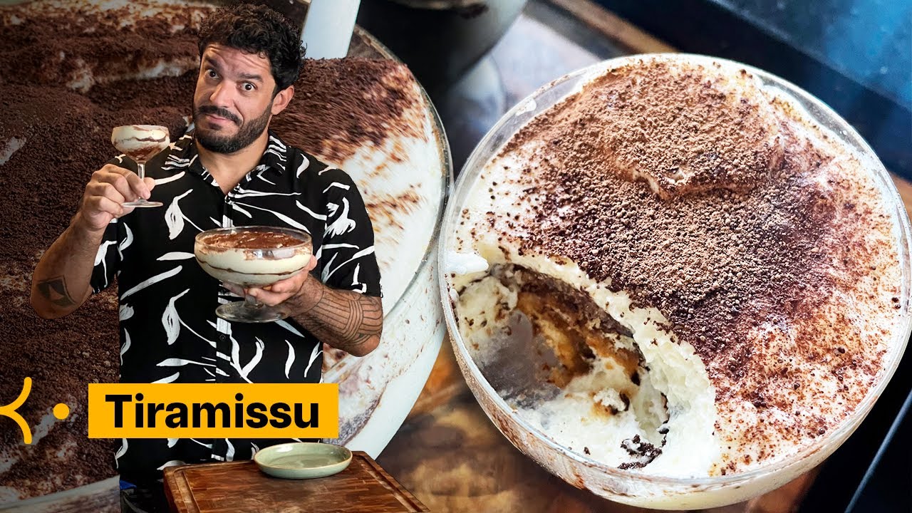 Meu TIRAMISSU! O clássico pavê italiano! Entreguei técnicas que aprendi nas cozinhas do mundo