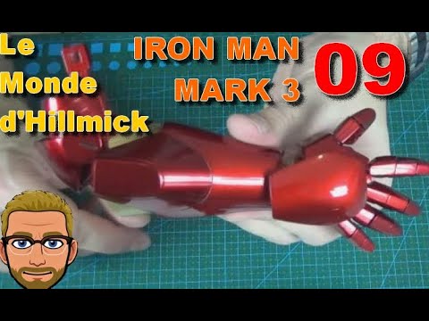 IRON MAN MARK 3 ALTAYA Episode 9 finition avant bras droit et coude.