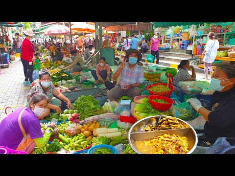 Everyday Foods For Sales In Our Cambodian Market - Market Food Show Around Boeng Trabaek Market