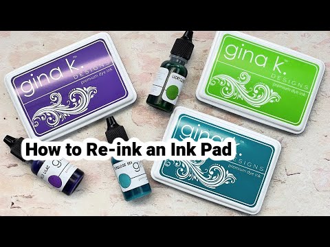 How to Re-ink an Ink Pad