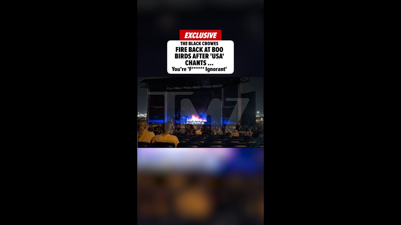The Black Crowes Booed For Dissing Crowd Chanting 'USA' - YouTube
