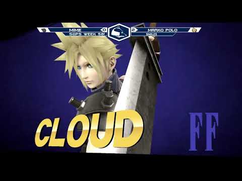 S@PS 58 Wii U Singles - Mime (G&W) vs Marko Polo (Cloud) - Losers Semis