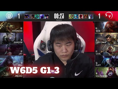 TT vs LGD - Game 3 | Week 6 Day 5 LPL Spring 2022 | TT vs LGD Gaming G3