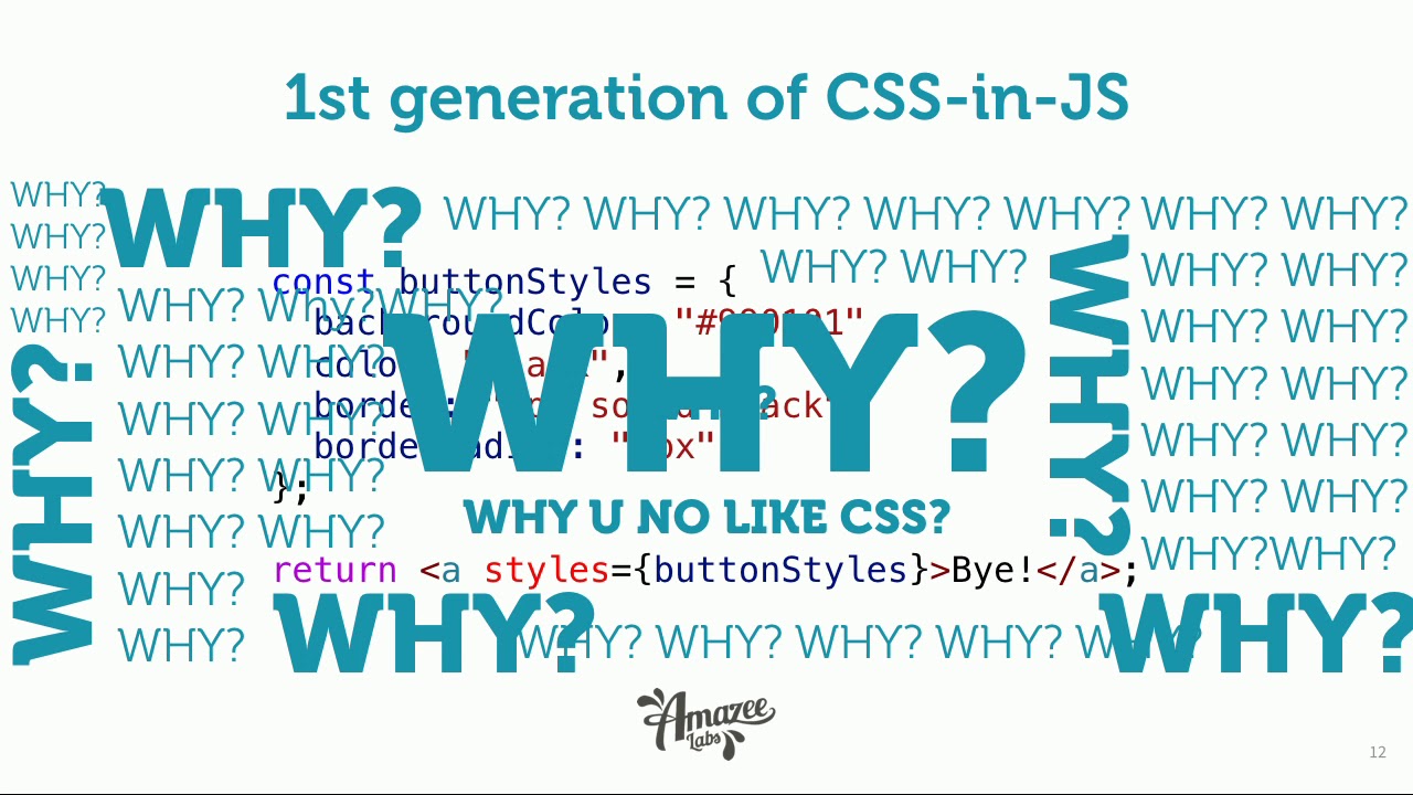 DrupalCon Vienna 2017: CSS-in-JS: unexpected lessons for Drupal component design