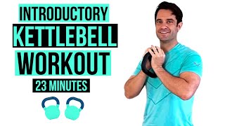 Introductory Kettlebell Workout For Seniors (Intermediate Level - 23 Minutes)