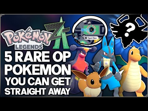 Pokemon Legends Z-A - 7 Best OP Rare Pokemon You Can Catch STRAIGHT AWAY - Easy Early Best Guide!