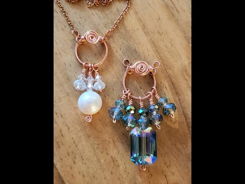 Coiled Round Treasure Trove Necklace Tutorial - Cheryl St.Pierre of Majestic Wire Artworks