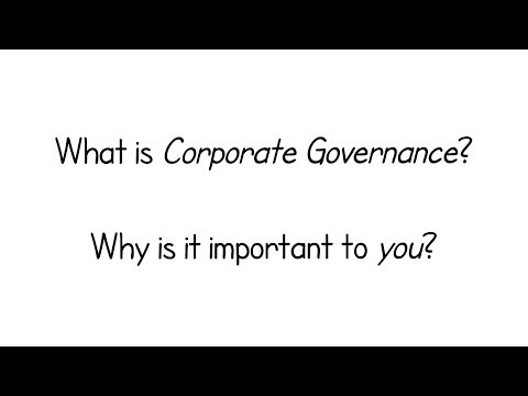 What is Corporate Governance?