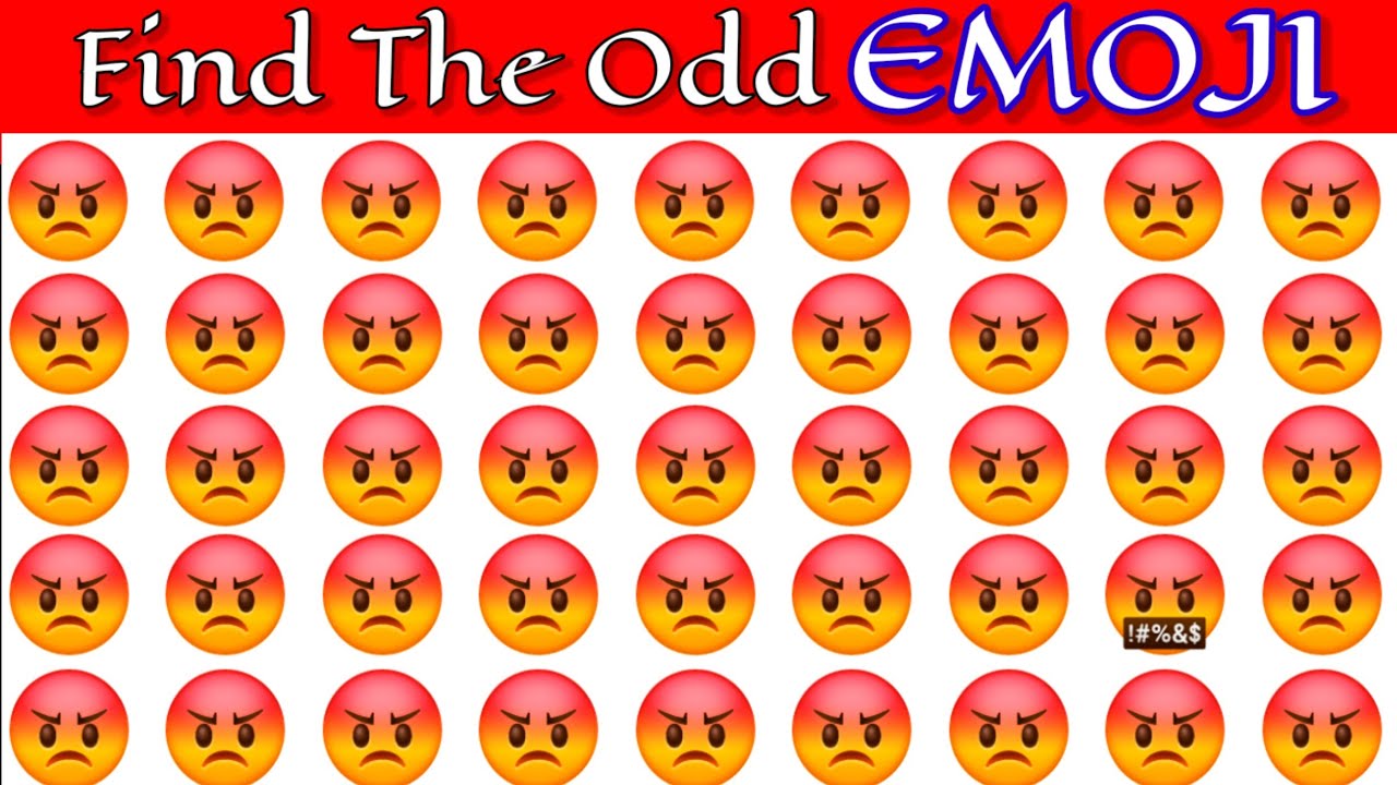 Find the odd emoji|| guess the odd one|| Time to happy