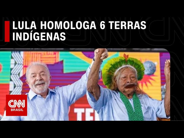 Após 5 anos sem demarcações, Lula homologa 6 terras indígenas | LIVE CNN