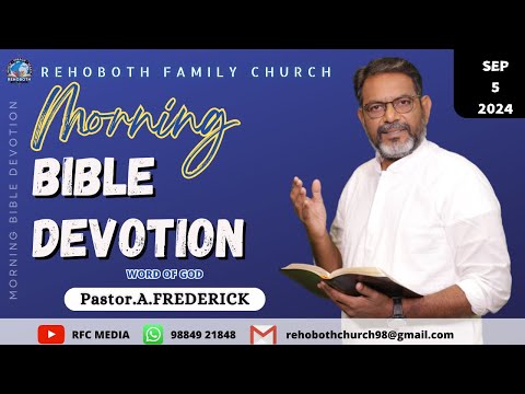 Morning Bible Devotion | 5 SEPTEMBER 2024 | DAY 395 | Pastor.A.Frederick | RFC