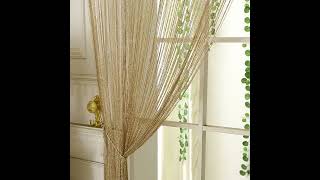 Povrázkový záves – biely