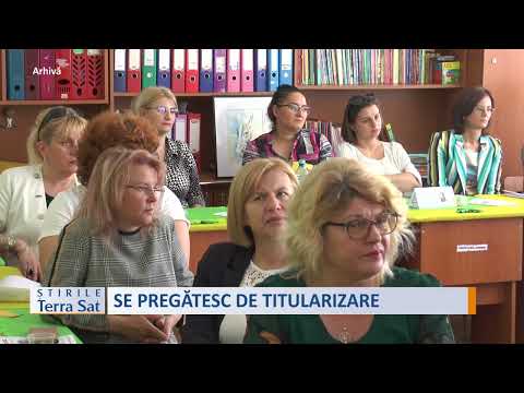 SE PREGĂTESC DE TITULARIZARE