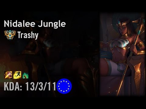 Nidalee Jungle vs Hecarim - Trashy - EUW Challenger Patch 6.14