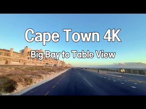 [4K 60fps] Cape Town driving, From Big Bay to Table View