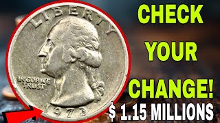 1973 Washington Quarter Worth Money Hidden Value in Your Pocket Change Revealed!