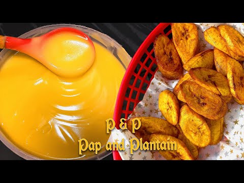 Typical Nigerian Breakfast-PAP & PLANTAIN|| How To Make Perfect PAP/Akamu/Ogi