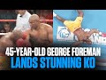 George Foreman Stuns Michael Moorer To Win Heavyweight Title At Age 45 ON THIS DAY FREE FIGHT