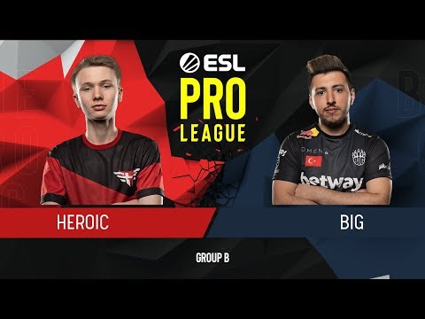 CS:GO - Heroic vs. BIG [Inferno] Map 1 - Group B - ESL Pro League Season 9 Europe