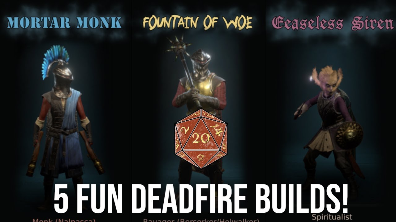 Boeroer Interview - Discussing the Top 5 Funnest Builds in Deadfire
