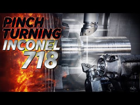 Pinch Turning INCONEL 718 on 9 AXIS MILL/TURN | SMX3100 ST