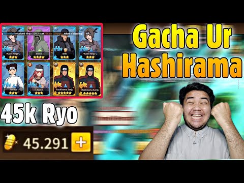 NEKAT GACHA NINJA TERKUAT HASHIRAMA, HOKI ITU NYATA ADANYA 🔥🔥 - Ninja War