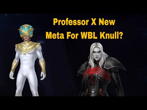 Professor X New Uniform WBL Knull Performance Showcase After Update in 2023 - Marvel Future Fight
