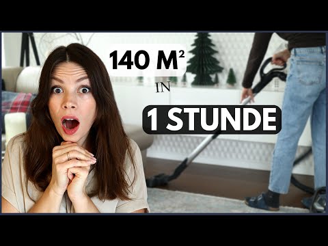 BLITZ-PUTZ in 1 STUNDE 💨140m² Wohnung mit FlyLady Methode | Putzroutine, aufräumen, Ordnung schaffen