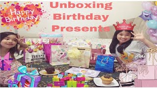 Unboxing Birthday Presents