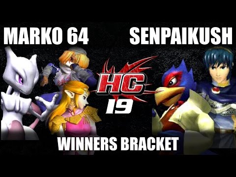 HC19 Melee Winners Bracket Bo5 - Marko 64 (Mewtwo/Sheik/Zelda) vs SenpaiKush (Marth/Falco)