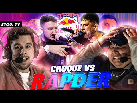 ¡EL MEJOR CHOQUE QUE HEMOS VISTO! - Reacción a RAPDER vs CHOQUE - Red Bull Batalla Internacional