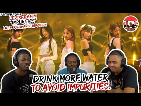 LE SSERAFIM "Impurities" Live Performance Comeback Stage Reaction