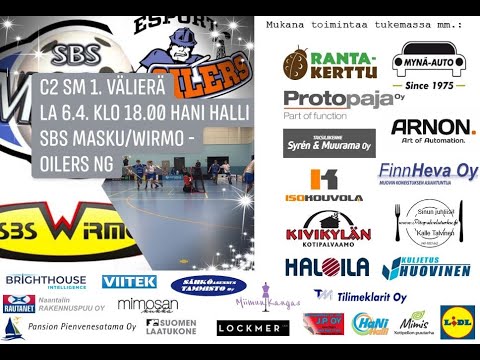 C2 SM välierät: SBS Masku / SBS Wirmo vs. Oilers NG (* ks. kuvaus alla ↓ - tarvitaan 1000+ tilaajaa)