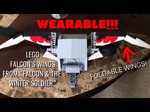 LEGO FALCON’S WINGS FROM “FALCON AND THE WINTER SOLDIER!”