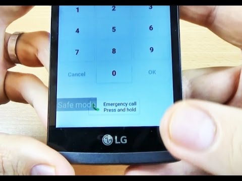 LG Leon 4G LTE H340n - How to enable SAFE MODE