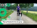 Sarah loopt de avondvierdaagse op stelten