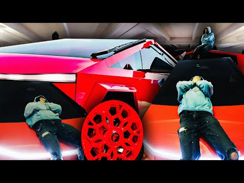 LIL BABY LET ME DRIVE HIS CYBERTRUCK