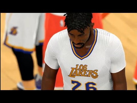 lakers  my league 2k16( Ep 8 test game against one of good team in west can we beat the rockets ?