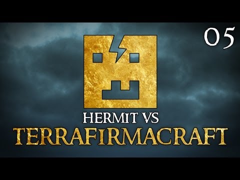 Hermit Vs TerraFirmaCraft Ep05 - "Smelting Metal and Bellows (aka FIRE HOT)!"