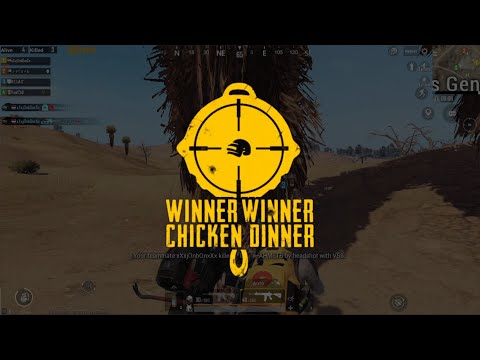 PUBG Mobile SQUAD E142 | Miramar Chicken Dinner