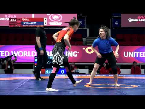 Round 3 Women's GP No-Gi - 53 kg: A. PEKH (RUS) v. M. LINGURARU (ROU)