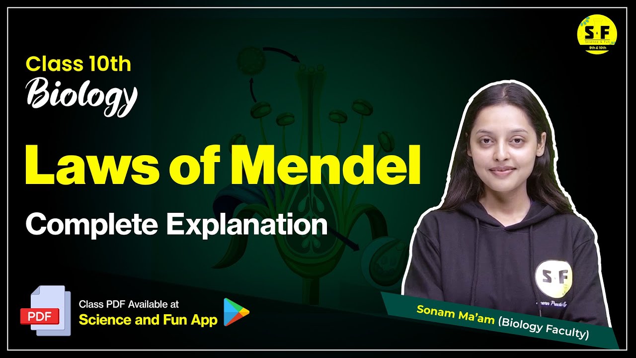 Class 10th Biology Laws of Mendel Quick Recall with Sonam Maam
