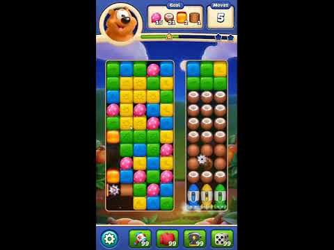 Toon Blast Level 10992 - NO BOOSTERS 🐻🐺🐱 | SKILLGAMING ✅