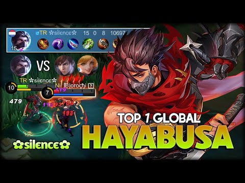 Perfect Quad Shadow! ✿ѕílєncє✿ Top 1 Global Hayabusa - Mobile Legends: Bang Bang