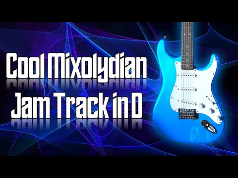 Cool Mixolydian Jam Track in D 🎸 Guitar Backing Track