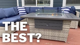 Best Propane Fire Pit Table On Amazon | Best Choice Products Fire Pit Table Review