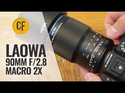 Laowa 90mm f/2.8 2X Ultra Macro APO Lens for Canon RF Mount | Full Frame Close-Up Photography Lens, 2X Magnification, Manual Focus Design (VE9028RF) + Lens Filter Kit + Tripod + More (8pc Bundle) video review thumbnail